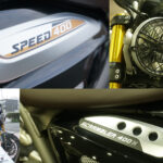 「トライアンフ横浜港北」でニューモデルをチェック！中型二輪免許で乗れる「スピード400」「スクランブラー400X」